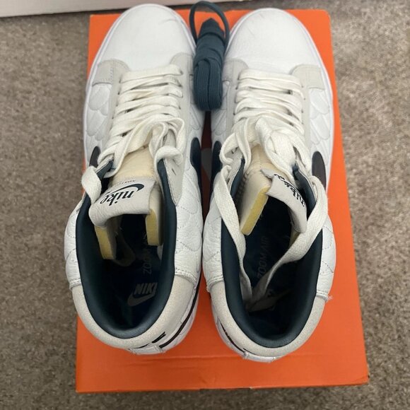 Size 10 - Eric Koston x Nike Zoom Blazer SB Mid White Nightshade - Picture 4 of 8